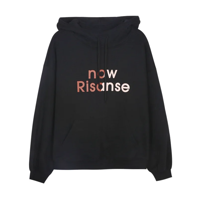 Streetwear Print Hoodies Sweatshirts Women Casual Cotton Blend Japanese Style New Stylish Women Winter Jacket Slim Hooded