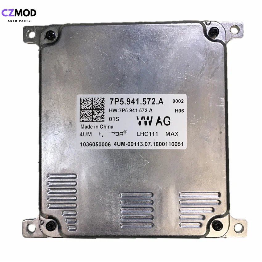 US $42.25 CZMOD Original 7P5941572A Headlight LED Driver Light Control Unit Computer 7P5941572A For VW 1036050006 Used Car Accessories