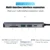 USB-КОНЦЕНТРАТОР C Адаптер КОНЦЕНТРАТОРА 6 в 1 USB C к USB 3.0 HDMI-Совместимая Док-Станция для MacBook Pro Для Nintendo Switch USB-C Type C 3.0 Splitter