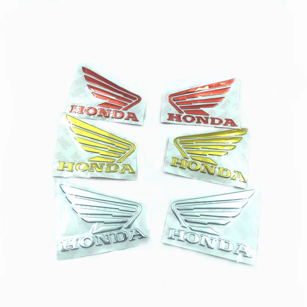 

3D Wings Logo Sticker Tank Emblem Badge Motorcycle Car Decal for Honda CBF 125 150 CB CBR 600 900 919 929 954 1000 NC700 NC750