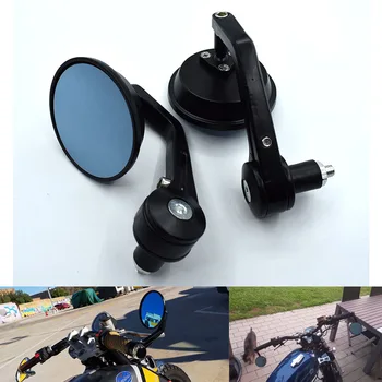 

Universal 7/8" 22MM motorcycle mirror handlebar rearview mirror For Yamaha FZ6 FAZER FZ6R FZ8/ XJ6 DIVERSION FZ1 FAZER MT-07/FZ-