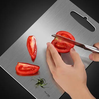 

304 Stainless Steel Chopping Board Kitchen Chopping Board Kneading Panel Thickening Antibacterial Mildew Proof Chopping Board
