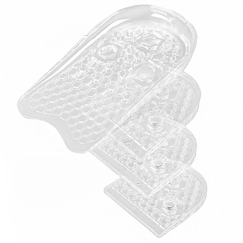 Height Increase Insoles Inserts Adjustable 1—3Cm Transparent Insoles Shock Absorption Heel Insole