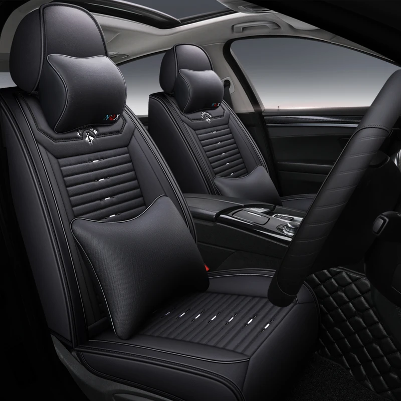 

Full Coverage Eco-leather auto seats covers PU Leather Car Seat Covers for ford ranger geely atlas geely boyue