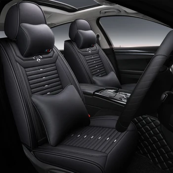 

Full Coverage Eco-leather auto seats covers PU Leather Car Seat Covers for mercedes benz glk 350 x204 glc 300