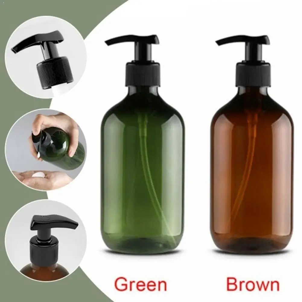 

500ml Empty Bottle Shampoo Lotion Shower Gel Foam Pump Gel Shower Pump Lotion Bottles Lotion Body Sample Jars Containers Lo U7M0
