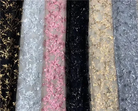 Блестящий хрустальный Тюль органза чистая марля DIY органза сетка ткань для свадебной вечеринки декор детский душ Декорации