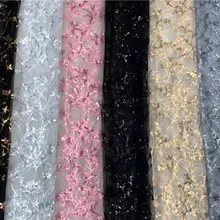 Блестящий хрустальный Тюль органза чистая марля DIY органза сетка ткань для свадебной вечеринки декор детский душ Декорации