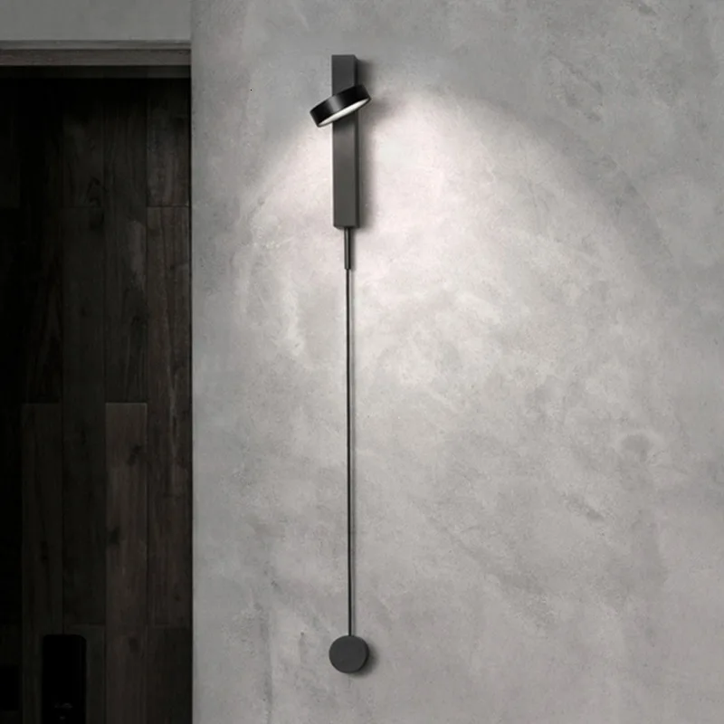 Nordic Art Designer Living Room Decorative Wall Lamp Simple Personality Post-modern Bedside LED Wall Lamp