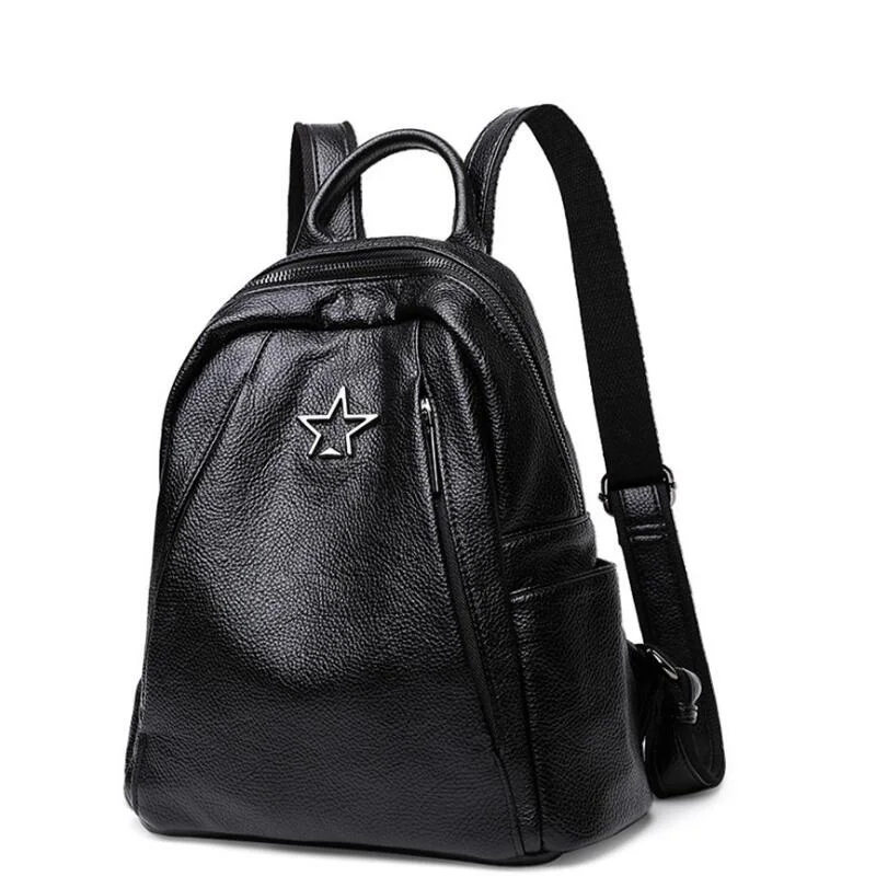 2020 женский рюкзак mochila feminina повседневный многофункциональный кожаный женская