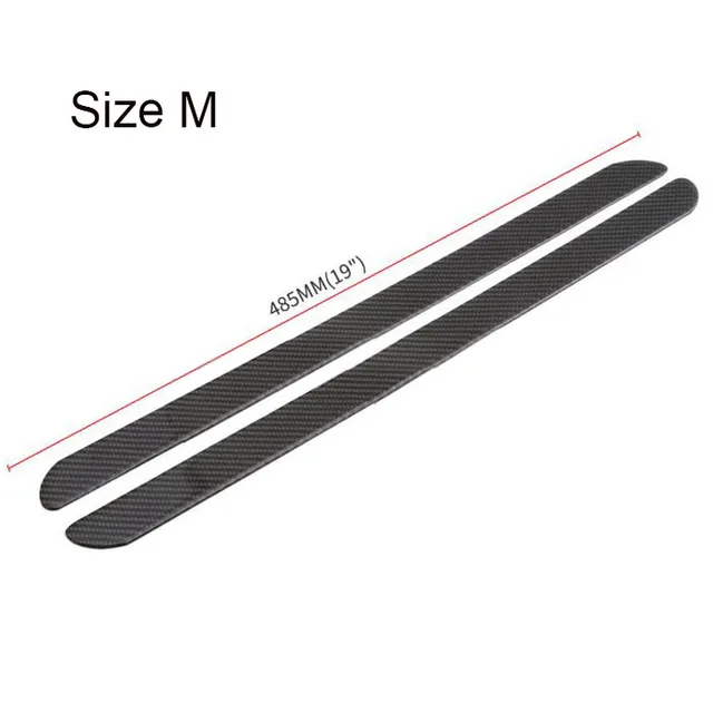 Car Door Sill Scuff Plate Universal Auto Entry Threshold Cover Panel Carbon Fiber Step Protective Decorative Sticker Guard M