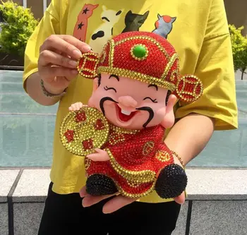 

Fortune in the living room household god of wealth piggy bank feng shui prosperous store opening gifts