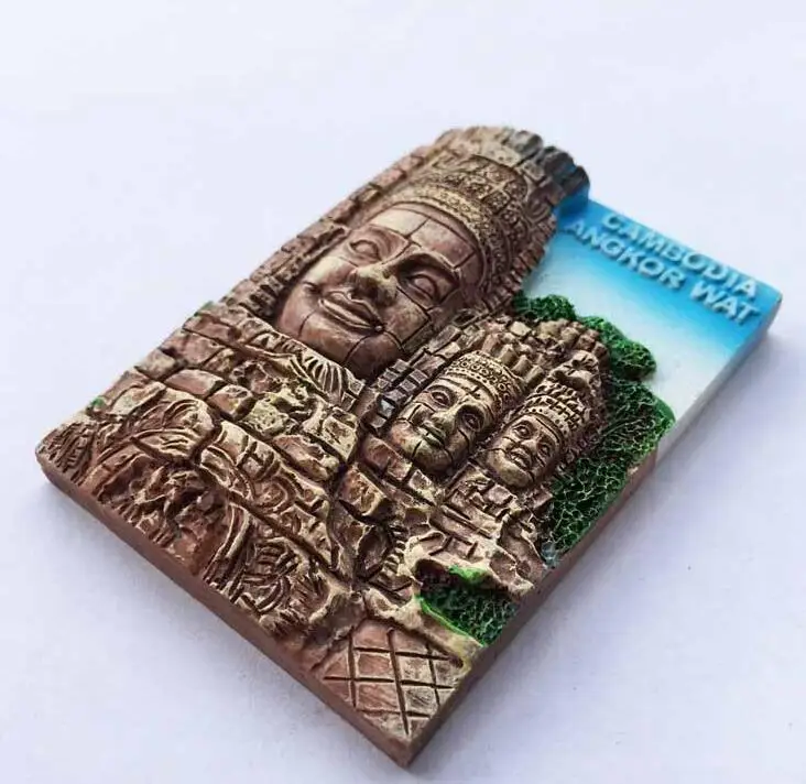Bayon Siem Reap, Камбоджа, Angkor Wat сувениры-магниты на холодильник