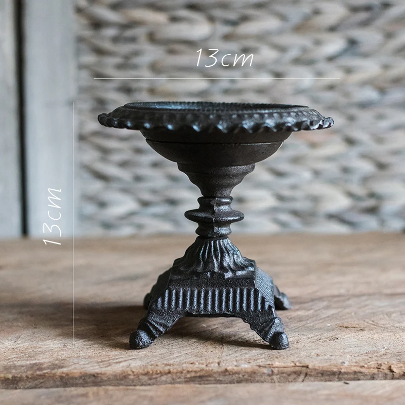 big Изысканный подсвечник Candelabrum Collectable садовый декор для двора праздничные вечерние настольные украшения для шкафа - Цвет: big