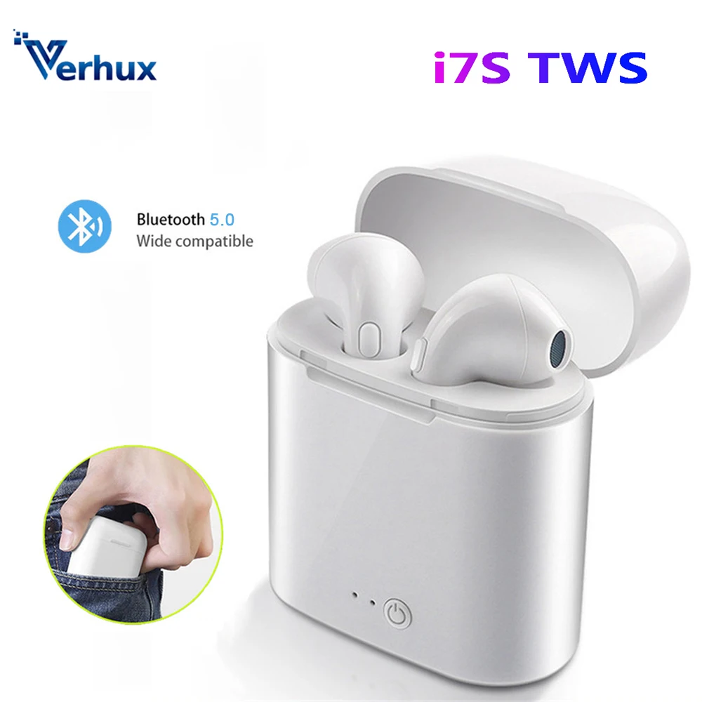 I9s TWS мини беспроводные Bluetooth наушники, стерео наушники, гарнитура, наушники с микрофоном для Iphone, Xiaomi, всех смартфонов i7 i12