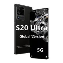 Téléphone portable S20 Ultra, écran de 512 pouces, Smartphone, mémoire de 12GB et 5000 GB, batterie de 7.2 mAh, Android 10, 5G 