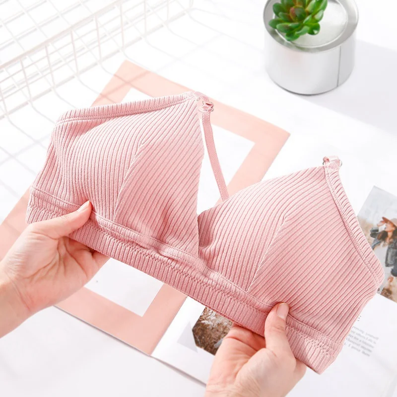 Сексуальное бесшовное нижнее белье с открытой спиной для женщин, топ из тюпа, модный однотонный тонкий бюстгальтер без косточек, нижнее белье, Женская майка