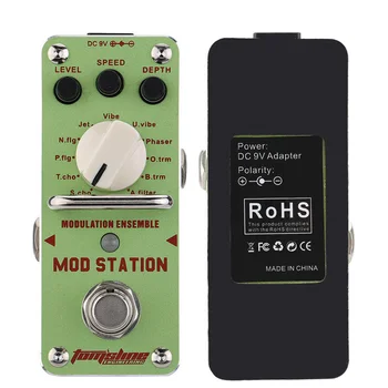 

Mini Electric Guitar Mod Station Effect Pedal Mod Station Effector True Bypass for Guitar Parts