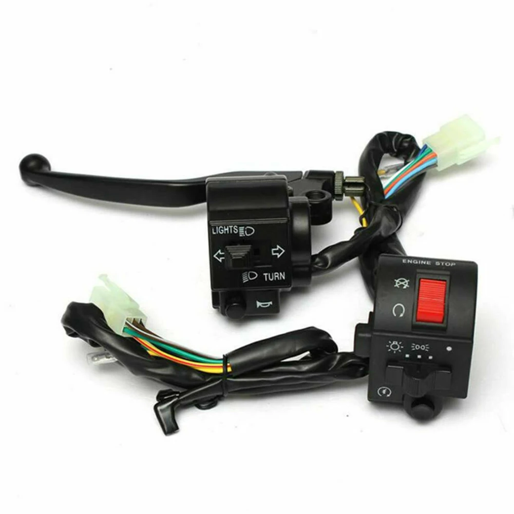 GN125 Left Right Handlebar Headlight Switch Horn Starts 2PCS Motorcycle Lever for Suzuki King | Автомобили и мотоциклы
