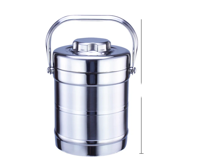 Stainless Steel Lunch Box Thermos Lunchbox School Student Bento Boxs Kids Adult Kitchen Bbq Tools Food Container Portable 8