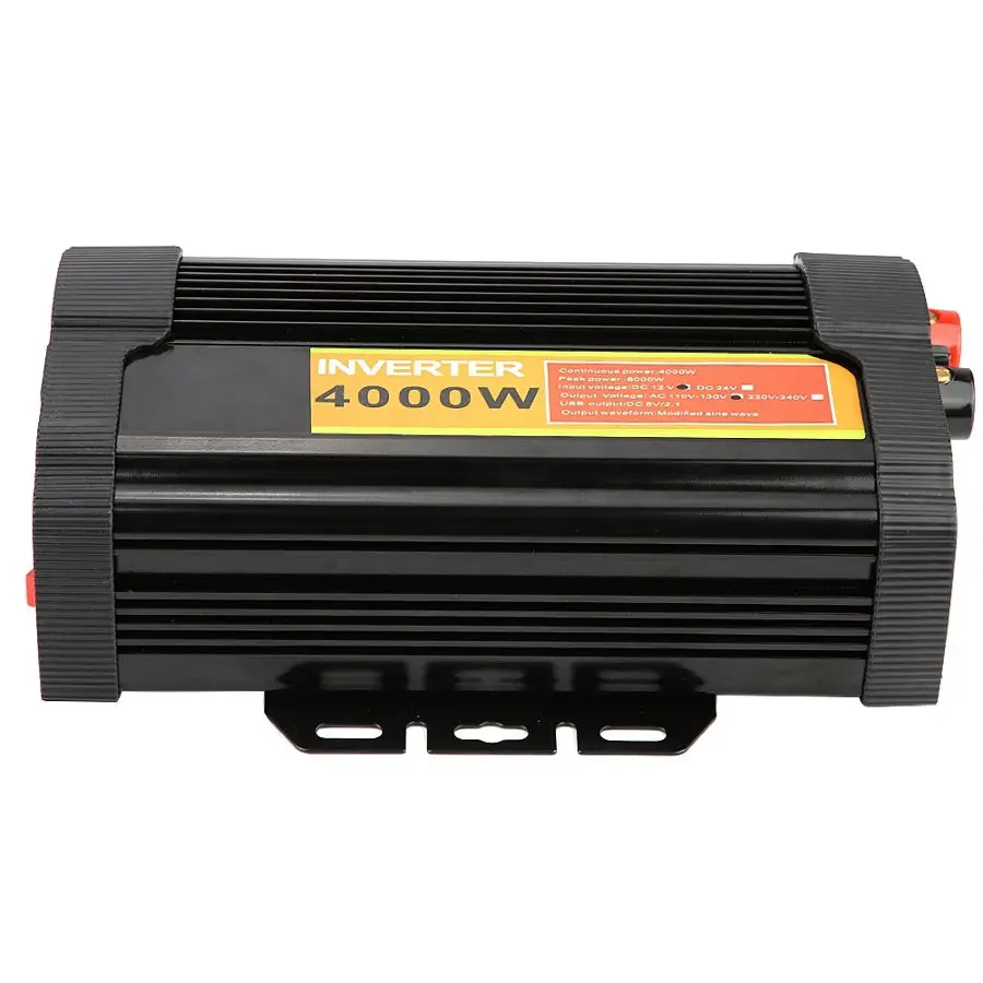 12V DC to 110V AC 4000W Car Auto Voltage Transformer Inverter Converter Charge auto accessories | Автомобили и мотоциклы