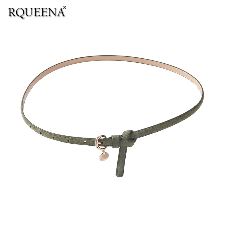 RQUEENA, корейский стиль, женские ремни, модный пояс,, женский ремень из натуральной кожи, красный/черный/белый, женские пояса для платья BE035