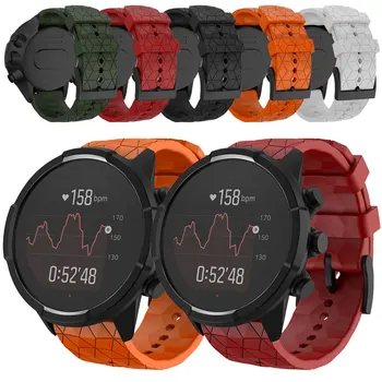 

Silicon Sport Watch Watchband Universal 24mm Quick Release Watch Band Strap For Suunto 9 Baro Copper/Suunto Core Watch Belt