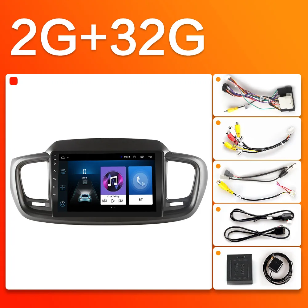 WIFI-2G-32G 2 Din Android 8,1 GO Автомагнитола для Kia Sorento- автомобильный навигатор gps Радио стерео Мультимедиа Поддержка 4G SIM плеер 10,1“ - Цвет: WIFI-2G-32G