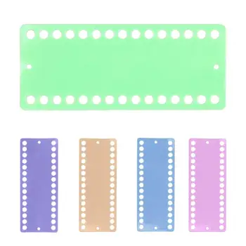

Cross Stitch Plastic Needlework Project Card 30 Positions Jelly Color Floss Tread Yarn Organizer Designed For Floss Sorting