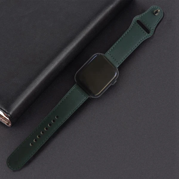 Модный ремешок из натуральной кожи для apple watch 42 мм 38 мм для iwatch 44 мм 40 мм 5 4 3 2 1 браслет