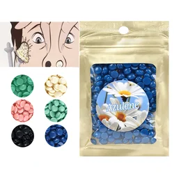 Nose Hair Trimmer Removal Wax Bean Cleaning Tool Facial Hair Removal 25g Wax and stick Treatment Set-lip Hair, hair trimmer Aloe