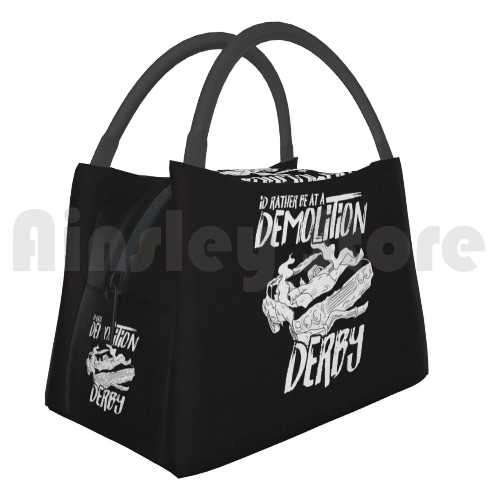 Borsa Termica Per Il Pranzo Borsa Da Picnic E'D Piuttosto Essere In Una Demolizione Derby Car Destruction Gift Demolition Derby Motorsport