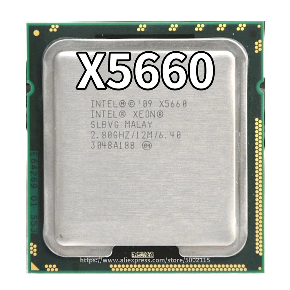 Intel-Xeon series cpu X5670, X5570, X5650, X5572, X5575, X5680 для материнской платы компьютера LGA 1366