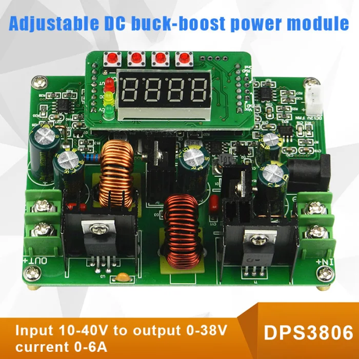 DPS-3806 DC Buck-Boost силовой модуль постоянного напряжения, светодиодный модуль драйвера JDH99