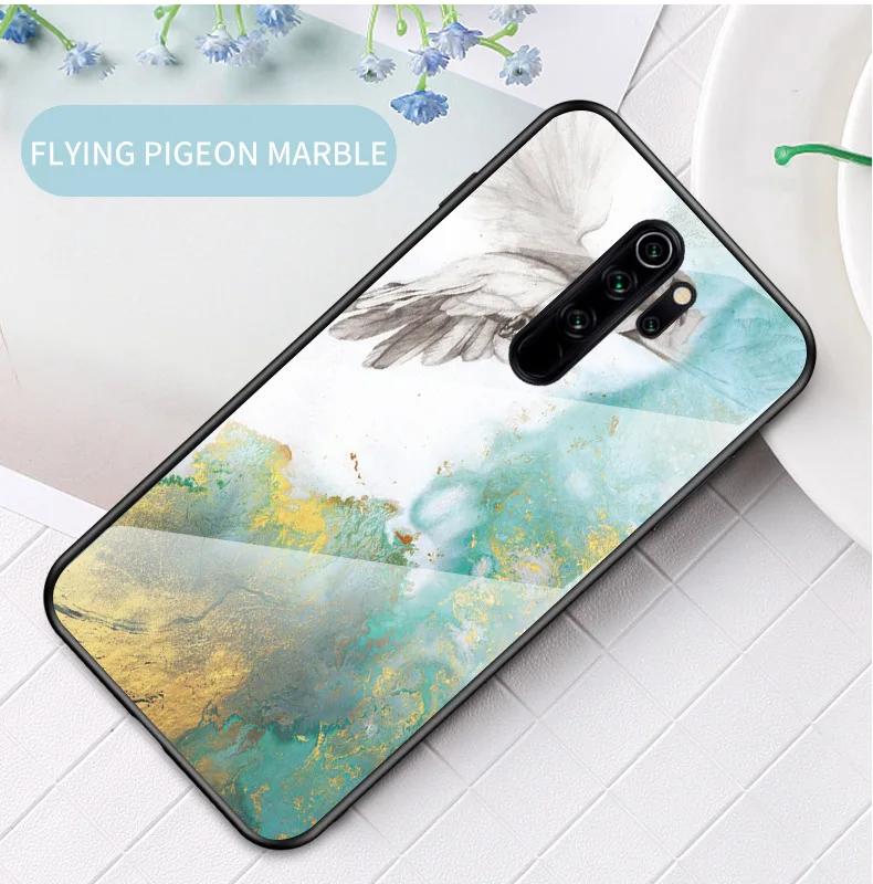 Популярное закаленное Мраморное стекло для Xiaomi Redmi Note 8 Pro Redmi 8 Redmi 8A Redmi K20 Pro Redmi Note 7 Redmi Note 4X