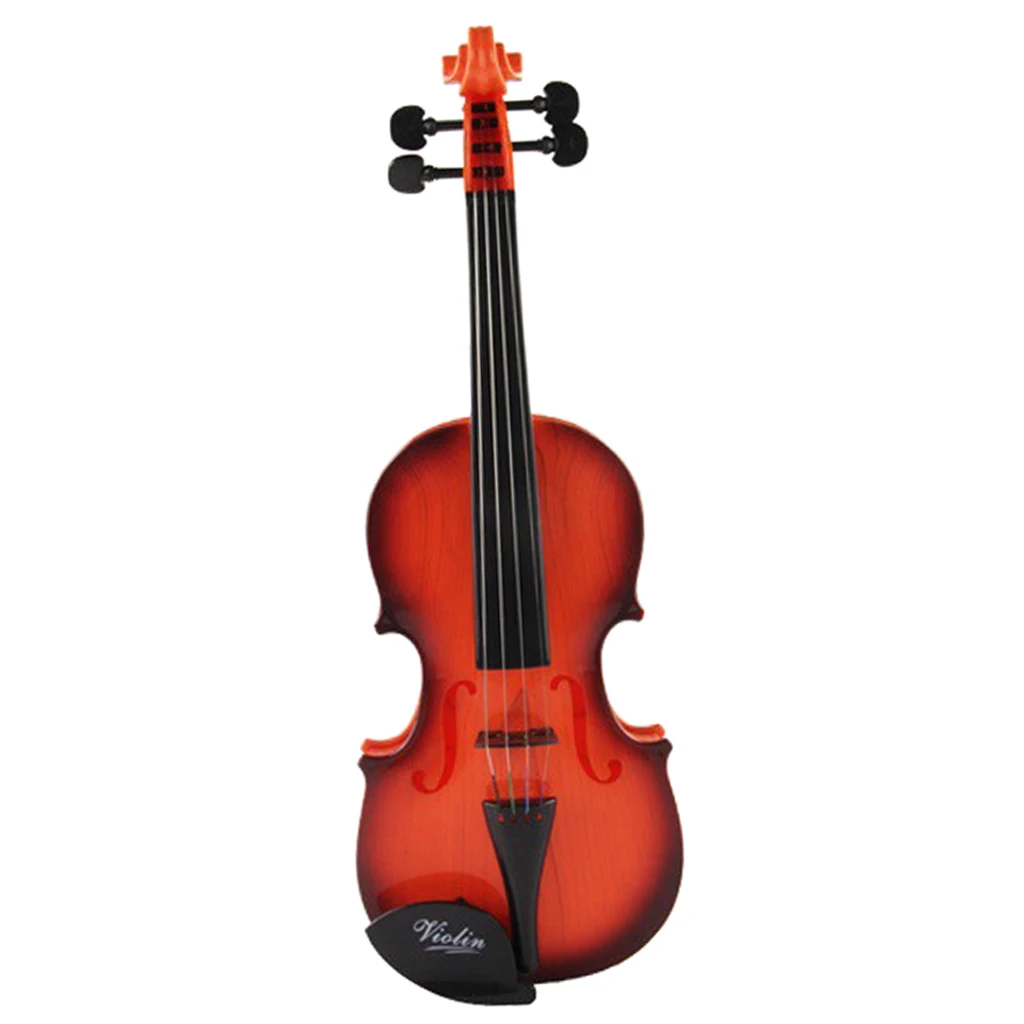 Protable Toy Violin Musical Instrument Toys Practice Violin Model Gift