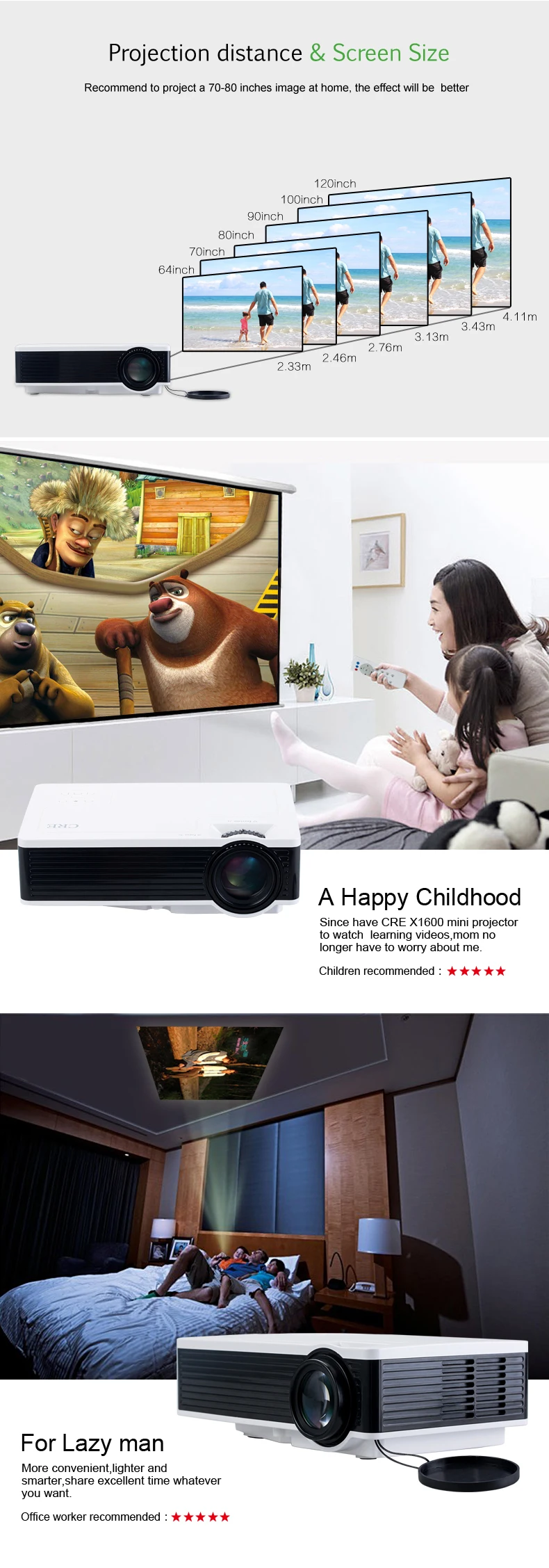 X1600 portable projector