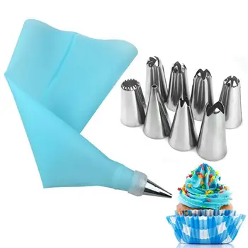

Silicone Pastry Bag Icing Piping Pastry Bag Cream Cake Pastry Cake Decorating Tips Cupcake Decorating Tools Cakes Supplies