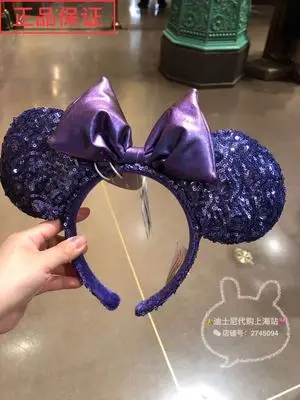 Новинка; костюм Минни Микки Мауса с блестящими ушами; повязка на голову; маскарадная плюшевая повязка на голову для взрослых/детей; подарок; много стилей