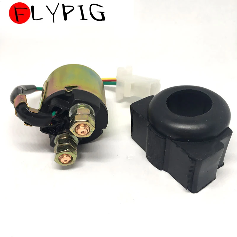 FLYPIG профессиональный, для начинающих соленоидное зажигание ключ переключатель пусковое реле подходит Honda CX500 CX 500 1978-1982 детали для мотоцикла ATV