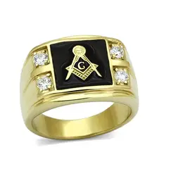 Европа и Америка Горячая Распродажа-эпоксидный алмаз набор масонский логотип религиозное кольцо из нержавеющей стали масонское кольцо