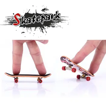 

summer wooden Fingerboard Professional Finger SkateBoard With Bearings Wheel Stents Finger Skate Set Novelty toy