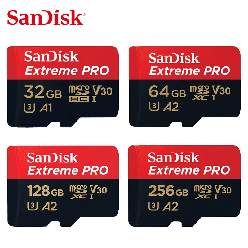 Карта памяти MicroSD SanDisk 32/64/128/256/512 ГБ класс 10|Карты памяти| |