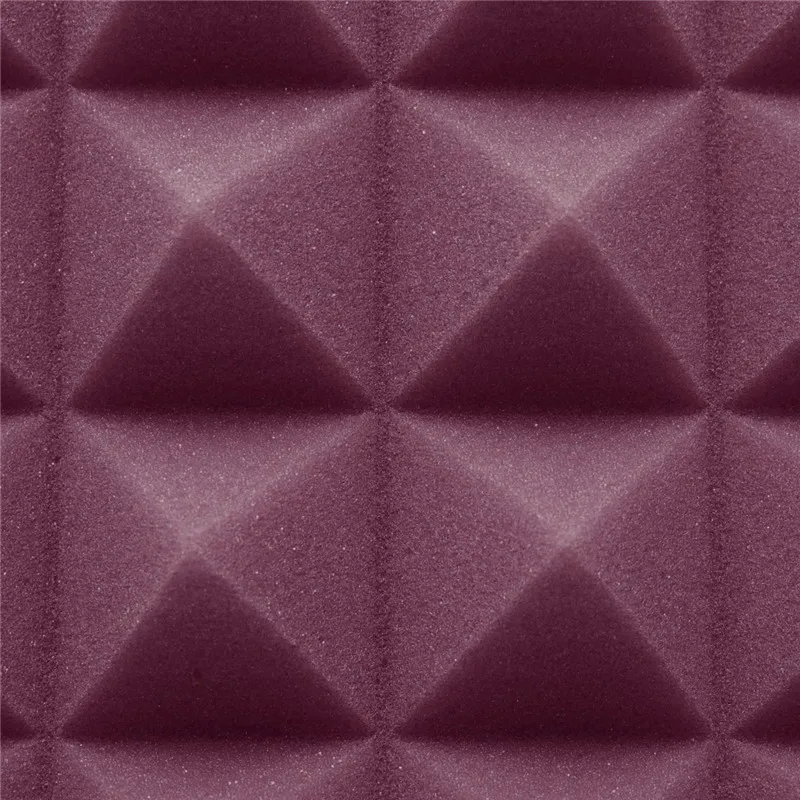 Coffee 30*30*5 см звукоизоляция пена Студия Акустическая Пена Звукоизоляционная абсорбционная обработка панель плитка Клин пенополиуретан - Цвет: Coffee