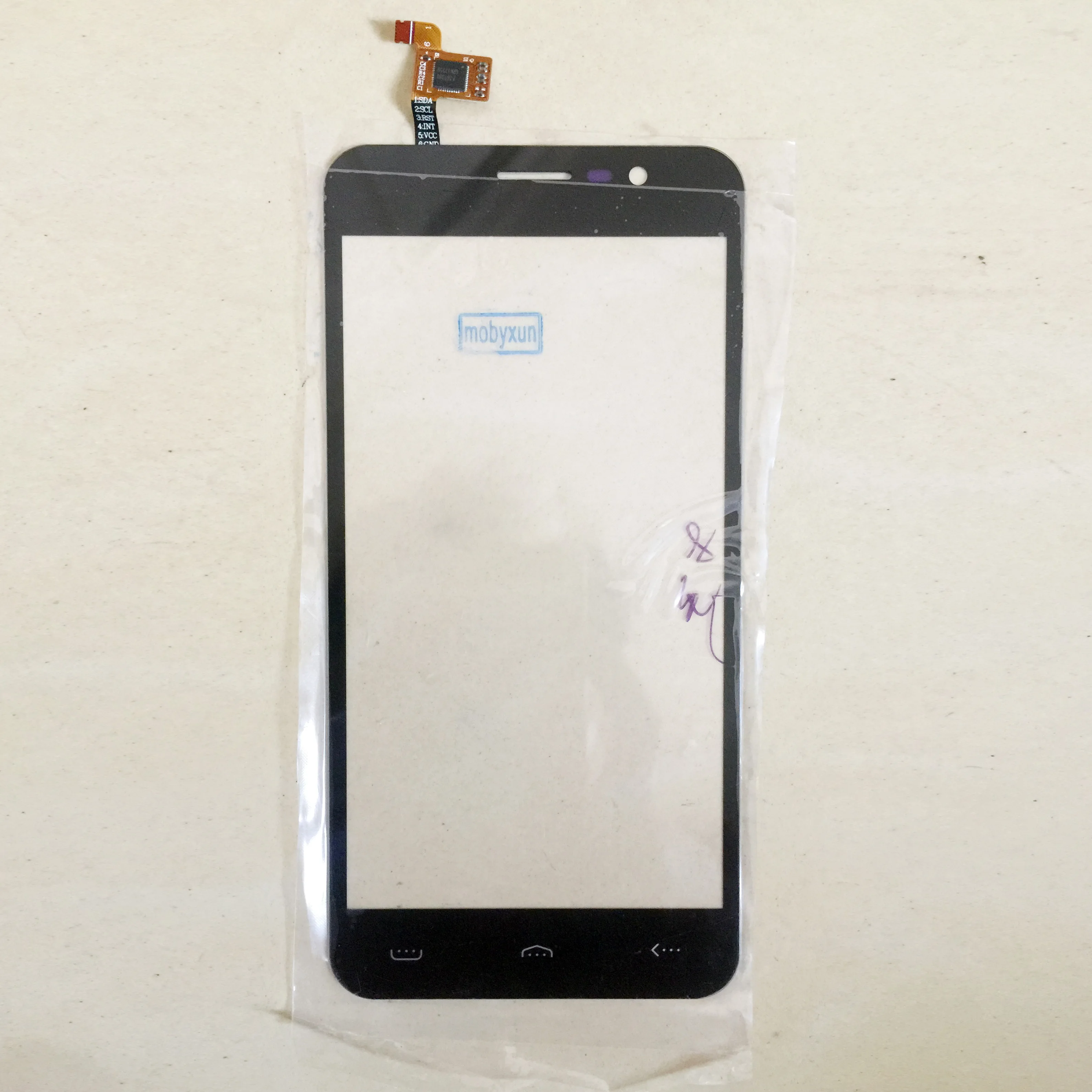 5,0 дюймов для HOMTOM HT16 Сенсорная панель идеальный Ремонт Запчасти стеклянная панель сенсорный экран дигитайзер