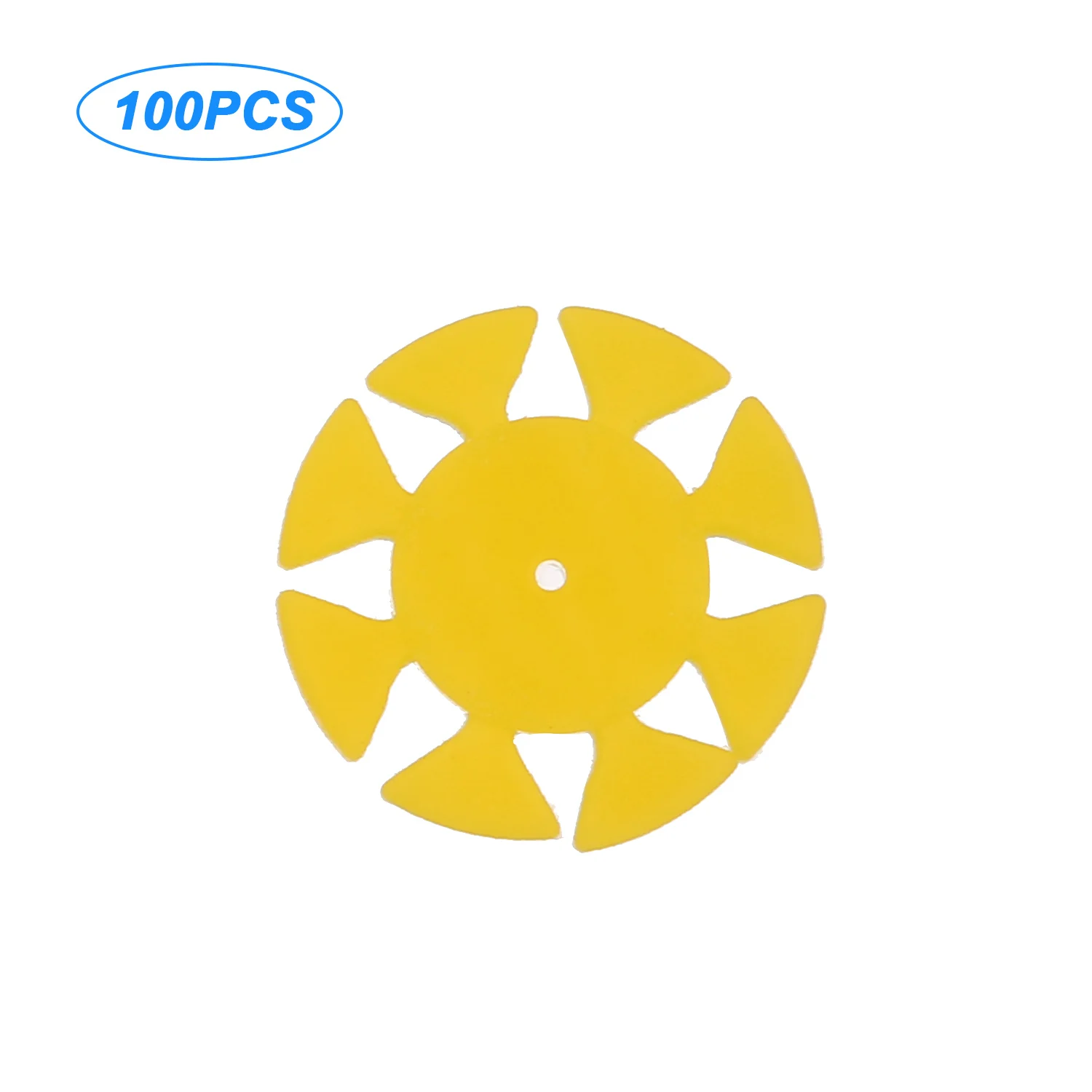 Yellow 100 шт. стоматологический Стоматологический материал для подсчета роторных файлов с использованием зубных корневых канальных файлов - Цвет: Yellow