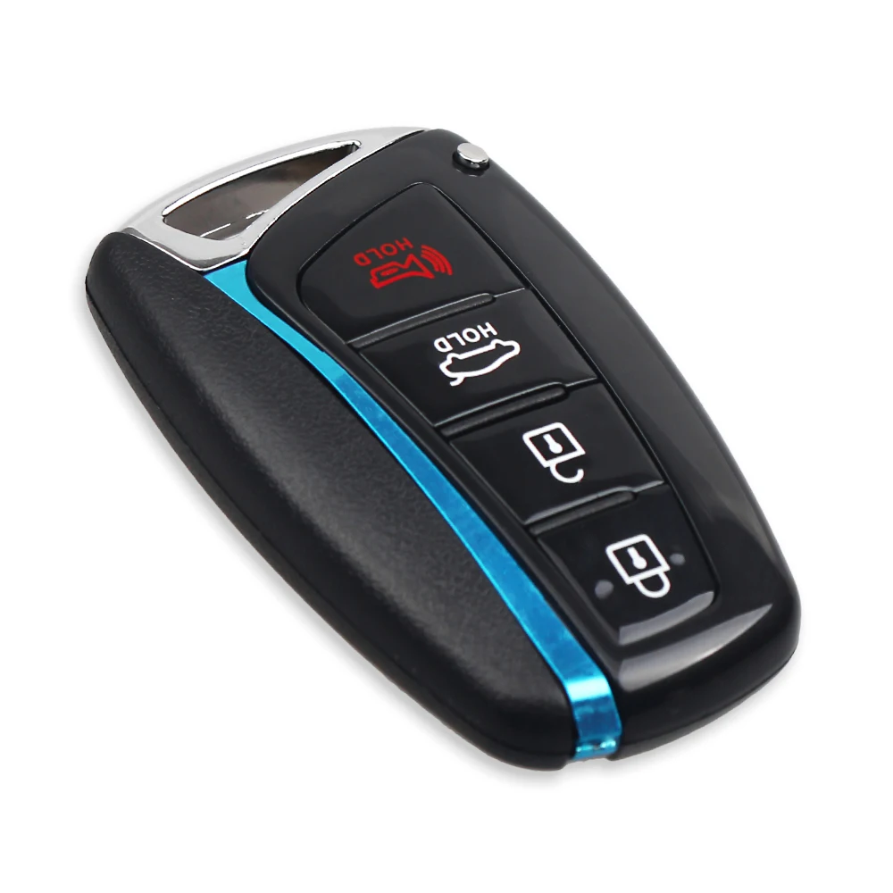KEYYOU замена ключа автомобиля оболочка подходит для hyundai Genesis 2013- Santa Fe Equus Azera детали для пульта дистанционного управления чехол Аксессуары