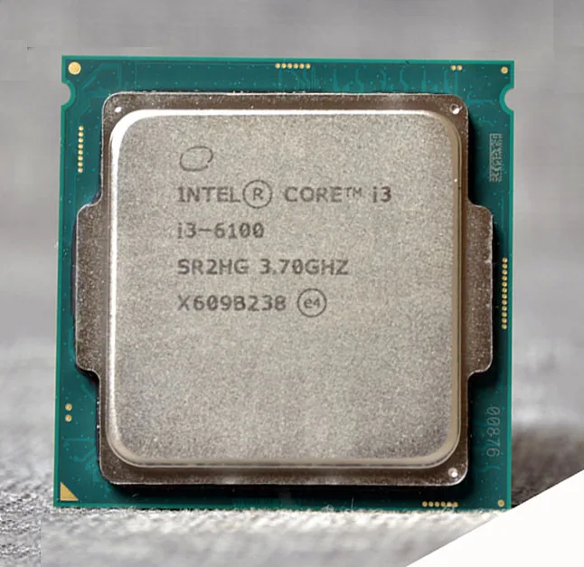 Процессор Intel Core i3-6100, I3 6100 3 МБ кэш, 3,70 ГГц, процессор LGA1151 поддержка памяти