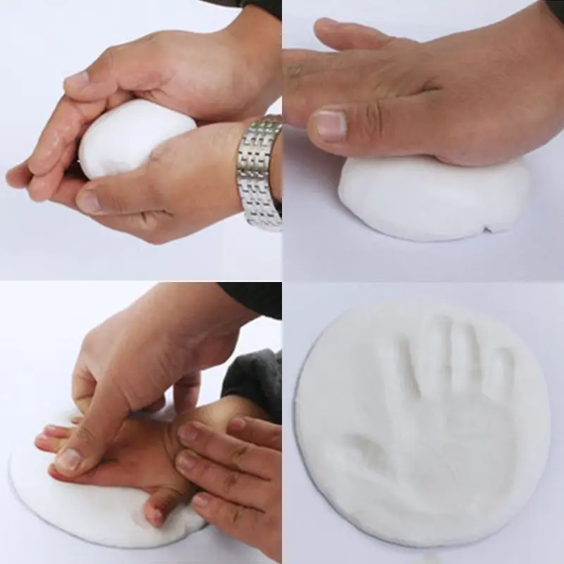 Pet Pawprint набор для памятного сувенира и премиум деревянная фоторамка глиняная форма для печати L69B