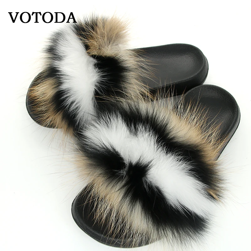 slippers 3 Пушистые женские меховые тапочки; комплект с сумочкой; меховые шлепанцы с натуральным лисьим мехом; разноцветная прозрачная сумка на плечо; яркие сумочки через плечо - Цвет: slippers 3